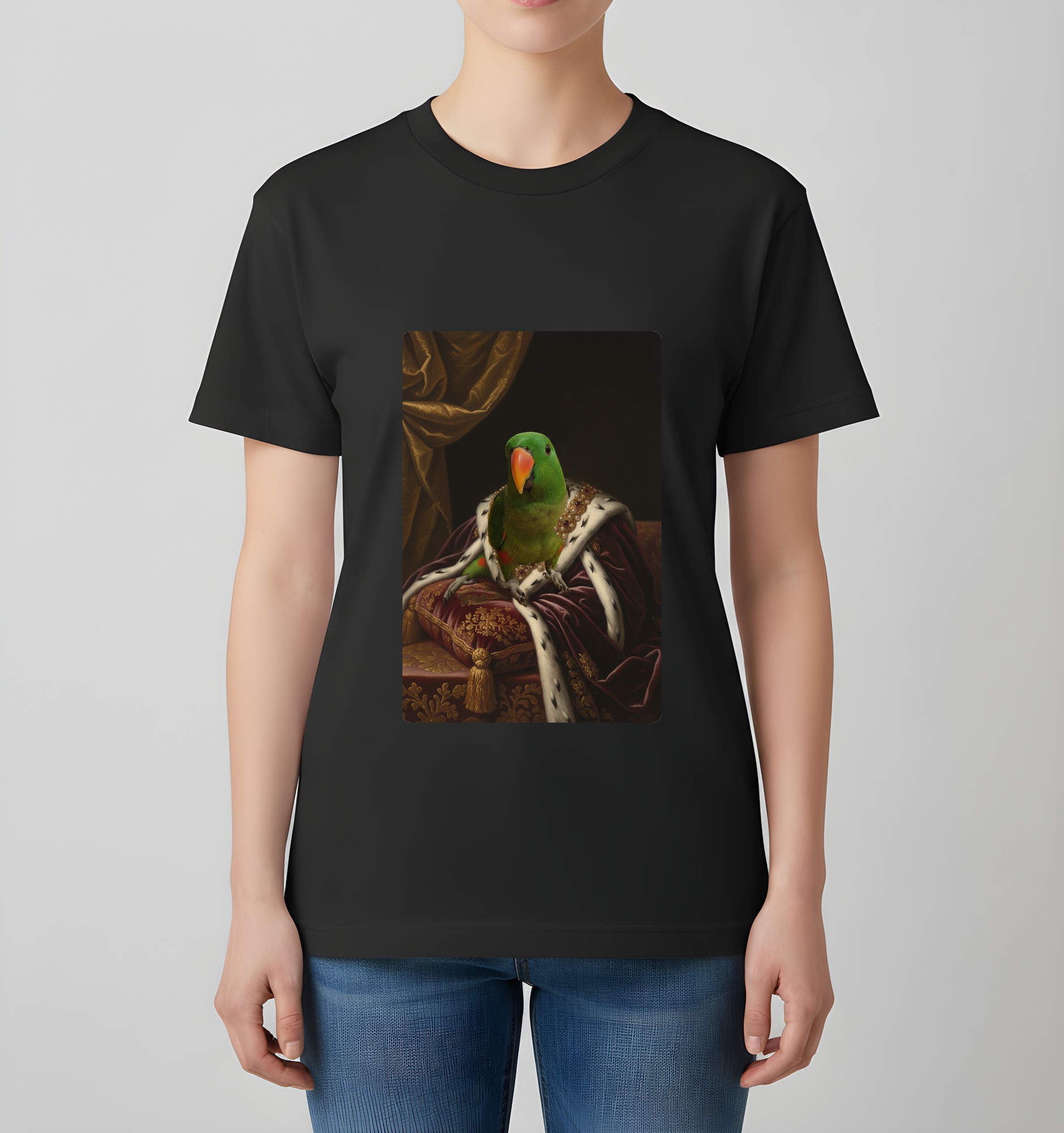 オオハナインコのTシャツ 4枚目