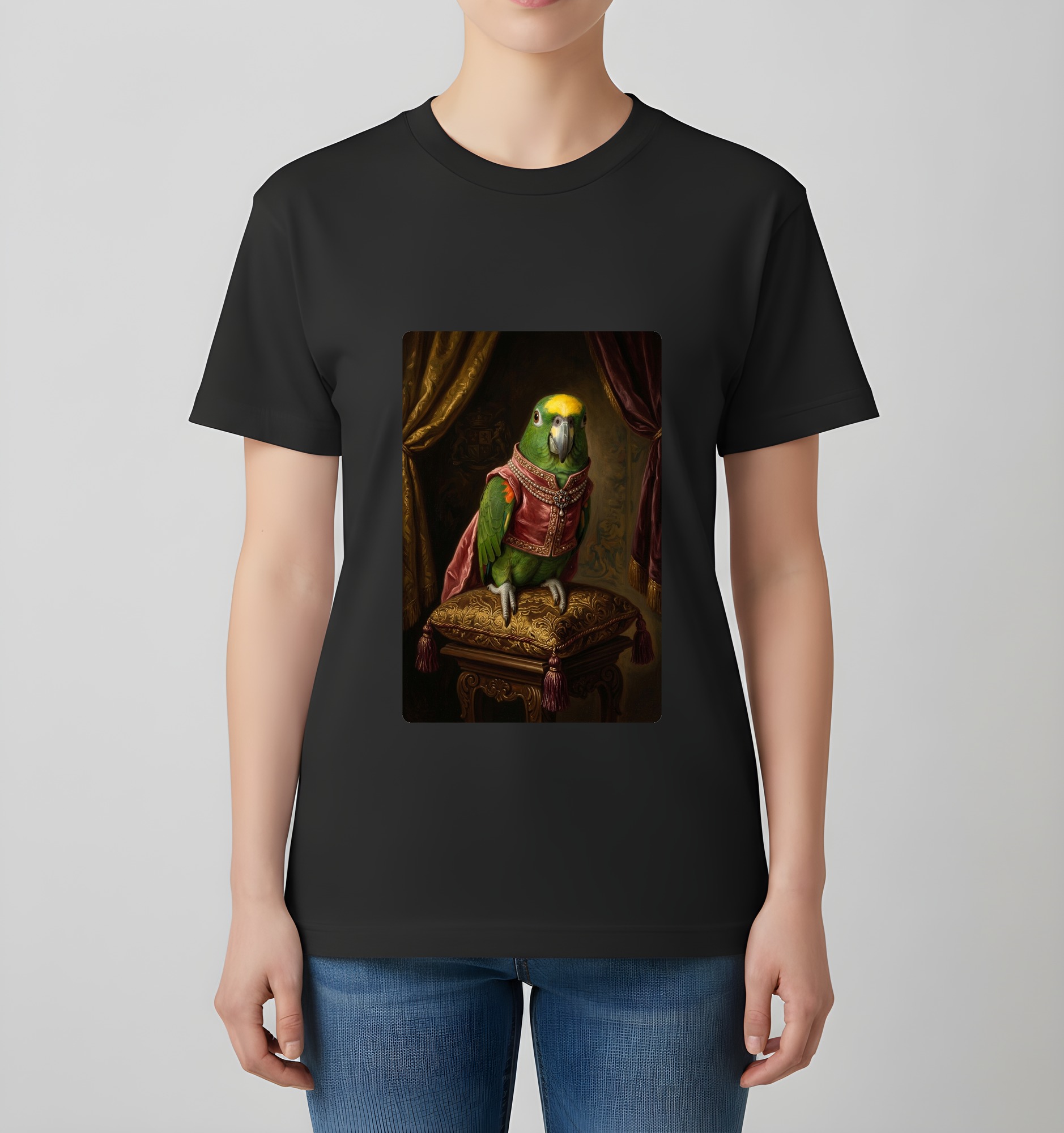 キエリボウシインコのTシャツ 4枚目