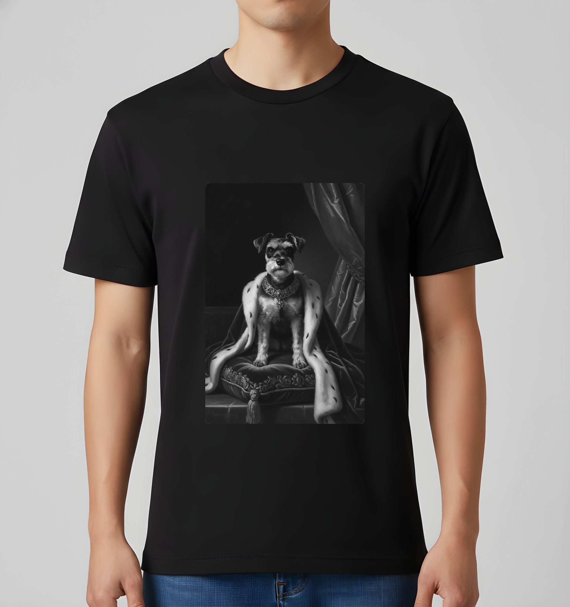 ミニチュアシュナウザーのTシャツ 3枚目