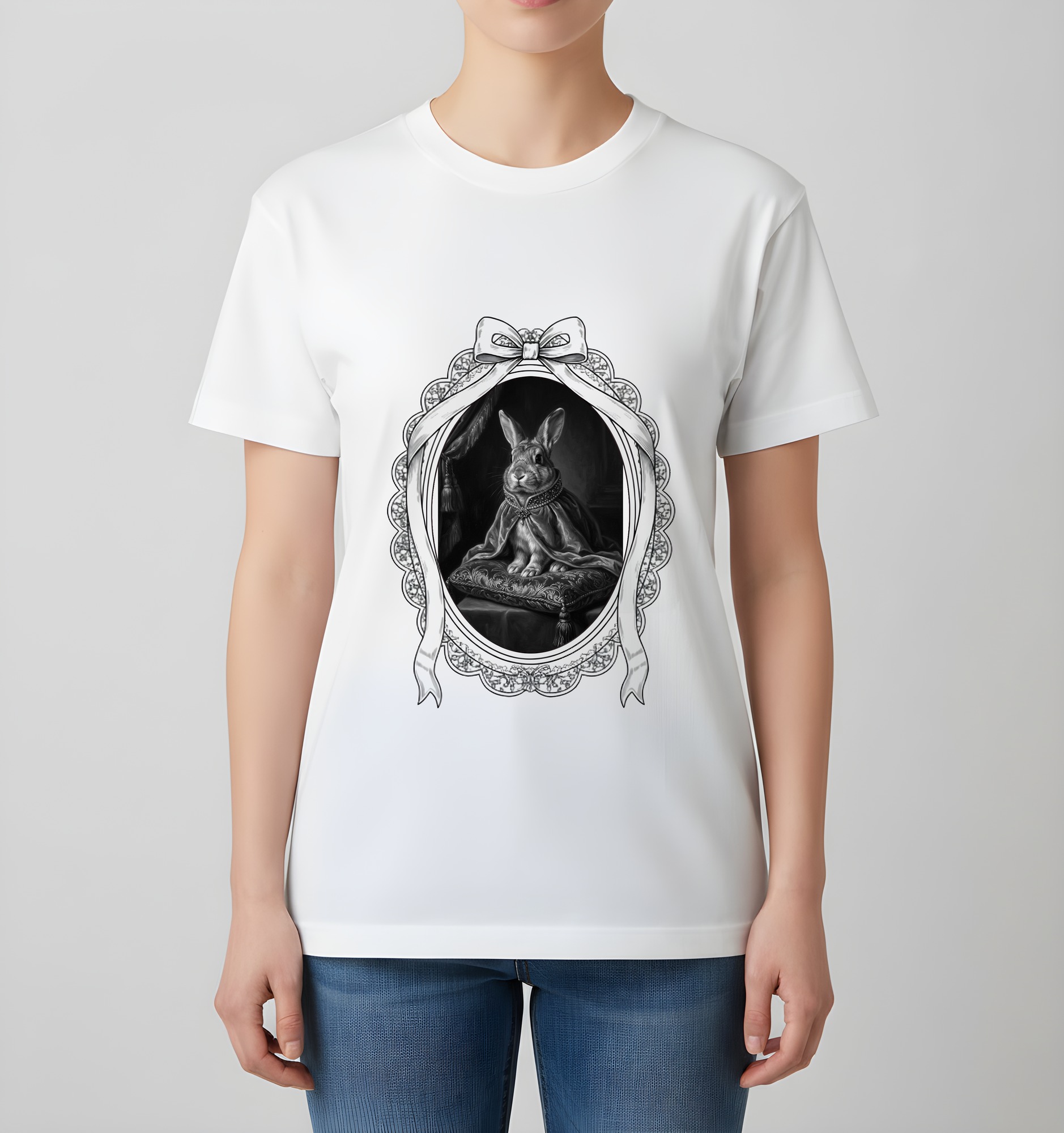 チンチラうさぎのTシャツ 4枚目