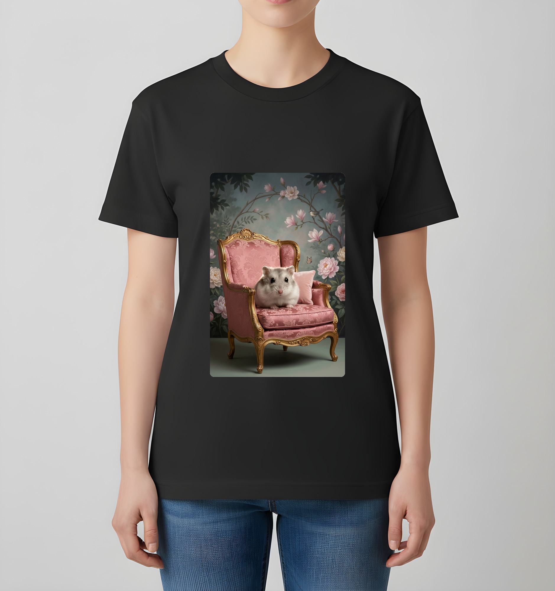 ウィンターホワイトハムスターのTシャツ 4枚目