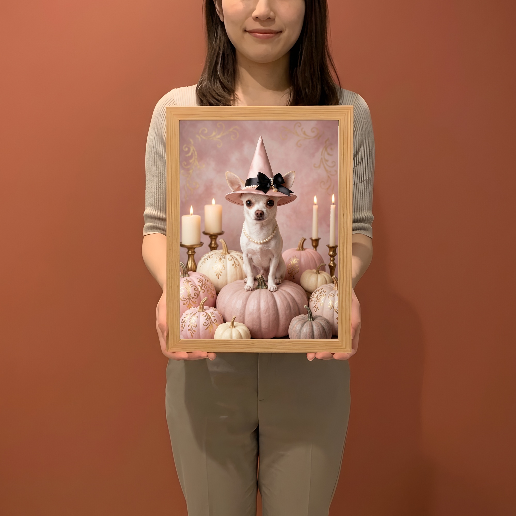 チワワの額装プリント 2枚目