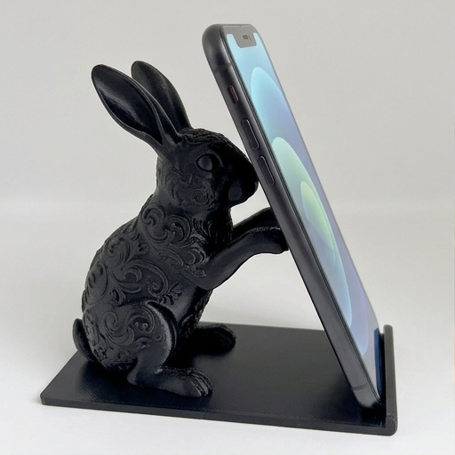 ブリタニアプチのルネサンス肖像画スマホスタンド(シルクブラック)