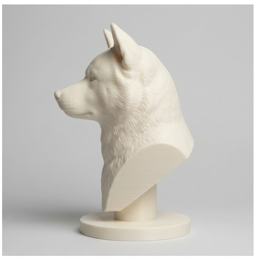 秋田犬のルネサンス肖像画胸像(4枚目)