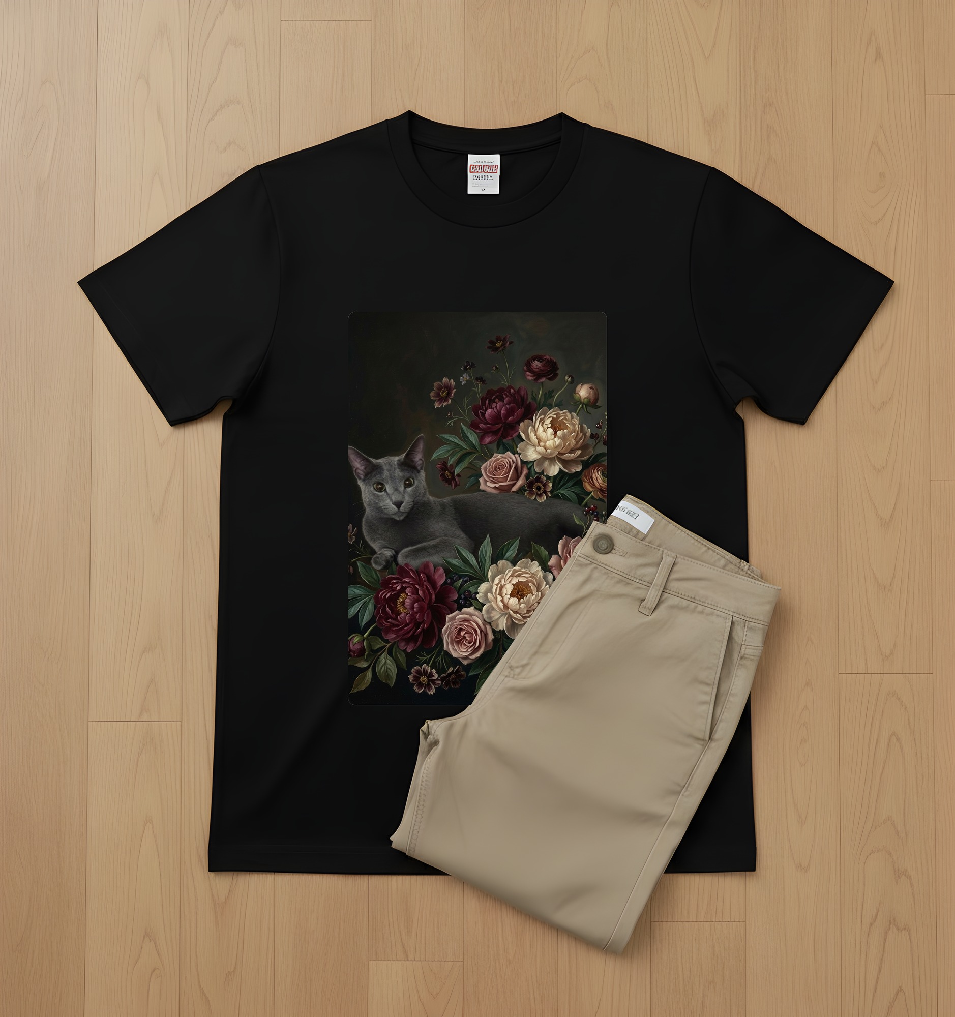 ロシアンブルーのTシャツ 2枚目