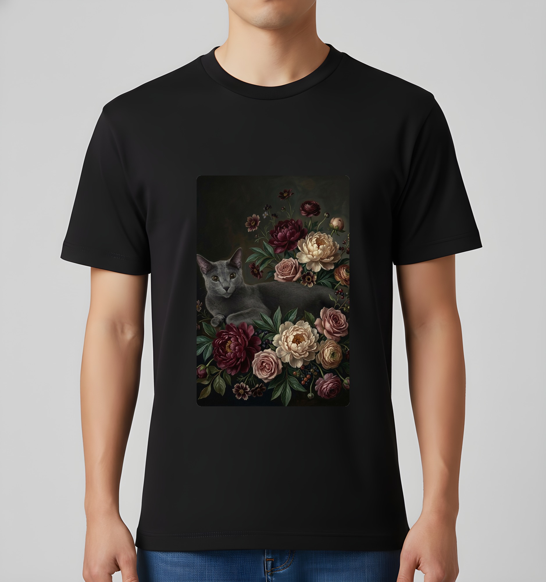 ロシアンブルーのTシャツ 3枚目