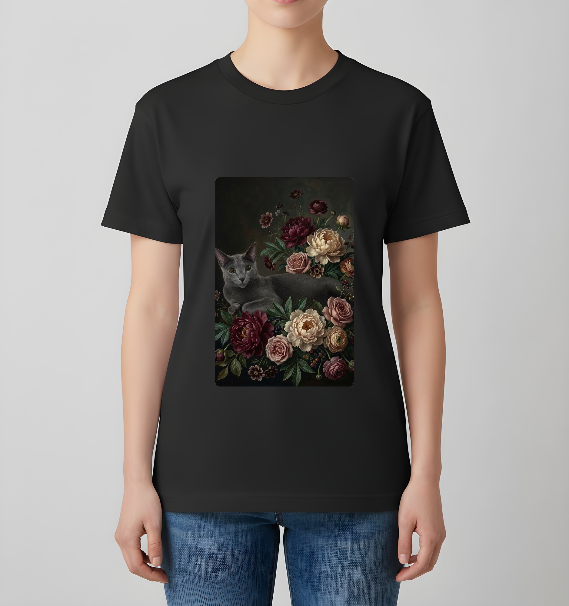 ロシアンブルーのTシャツ 4枚目