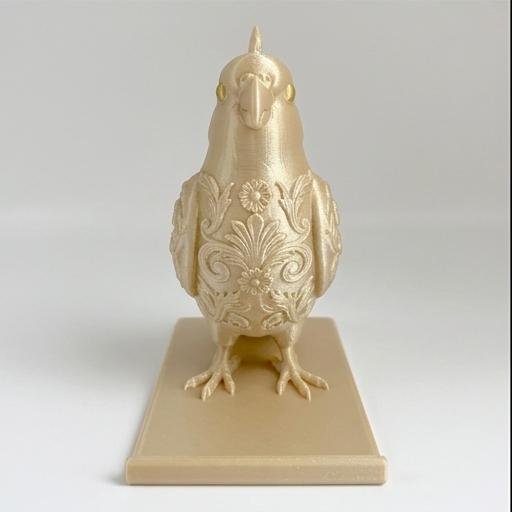 オカメインコのルネサンス肖像画スマホスタンド（シルクゴールド）（3枚目）