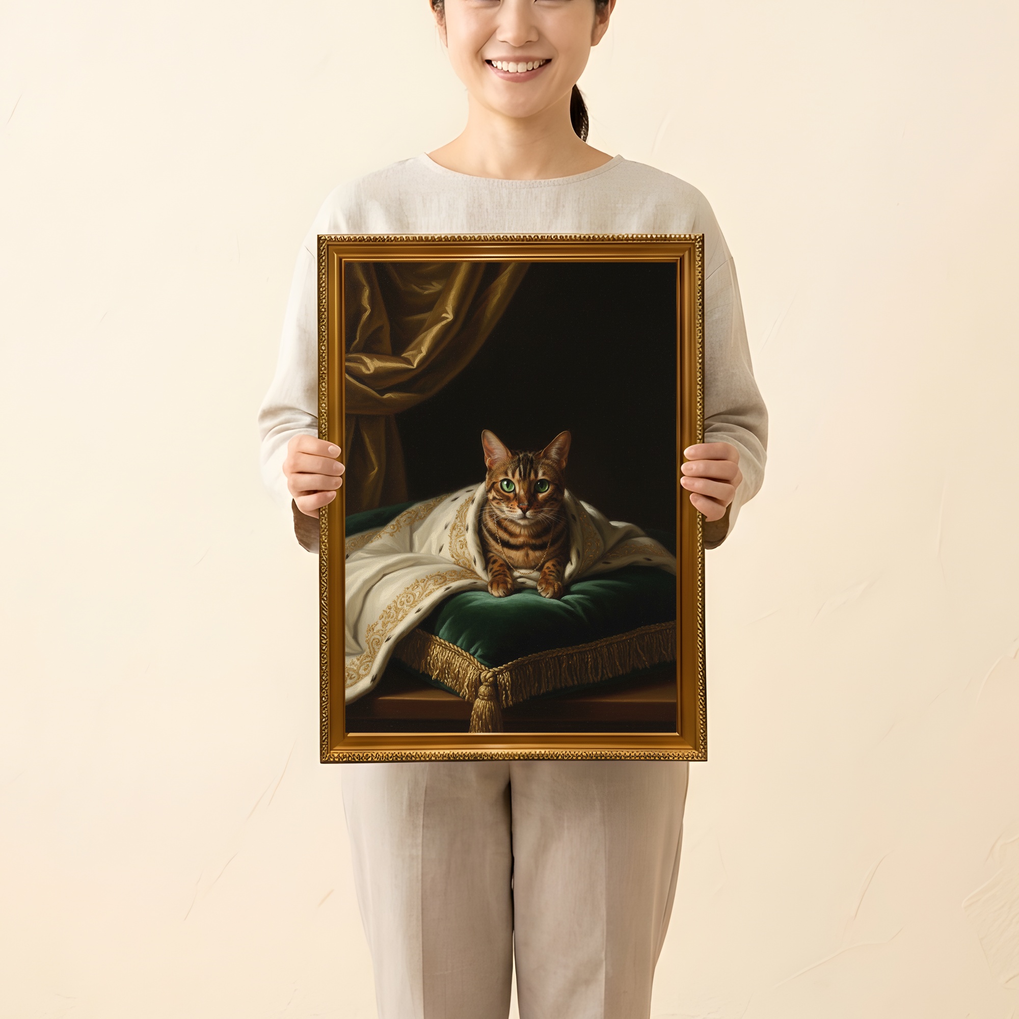 ベンガルの額装プリント 2枚目