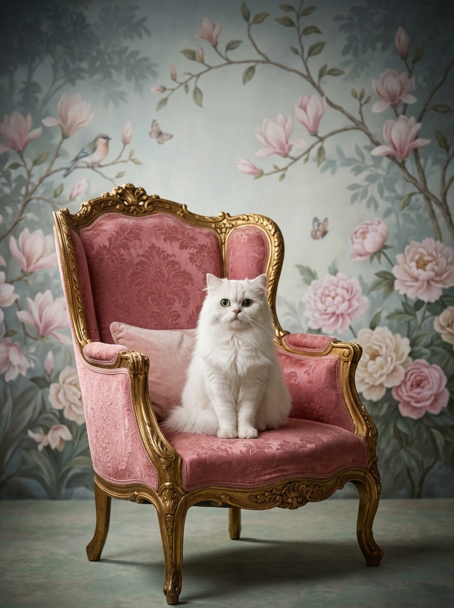 ペルシャ猫の額装プリント 4枚目