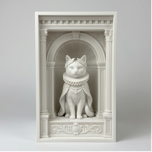 アメリカンショートヘアのブックヌーク 1枚目