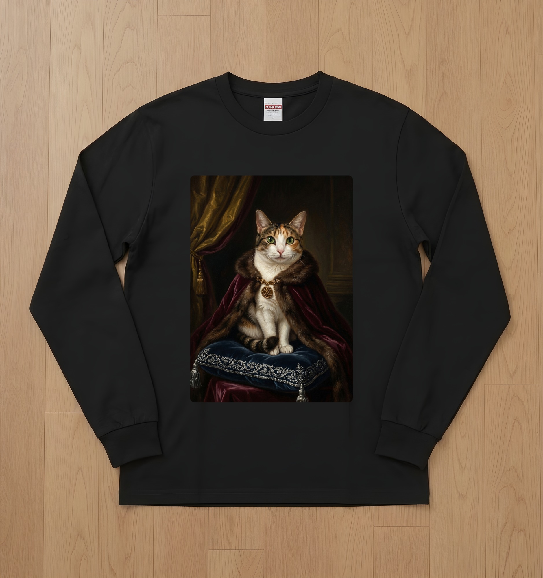 猫の長袖Tシャツ 1枚目