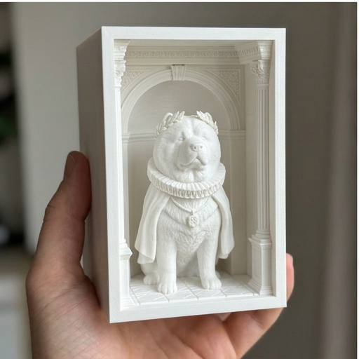 チャウチャウのルネサンス肖像画ブックヌーク(3枚目)