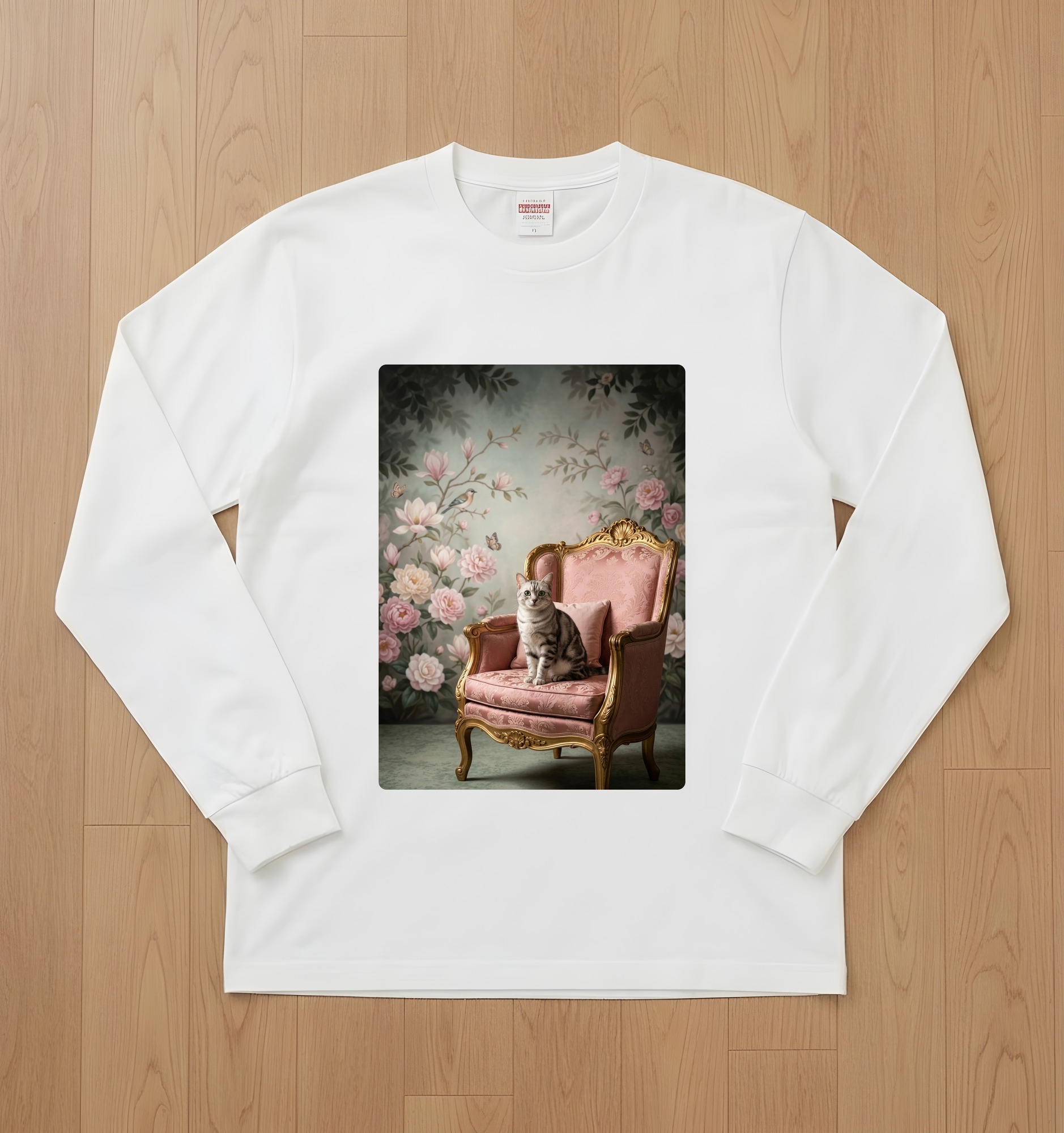 アメリカンショートヘアの長袖Tシャツ 1枚目