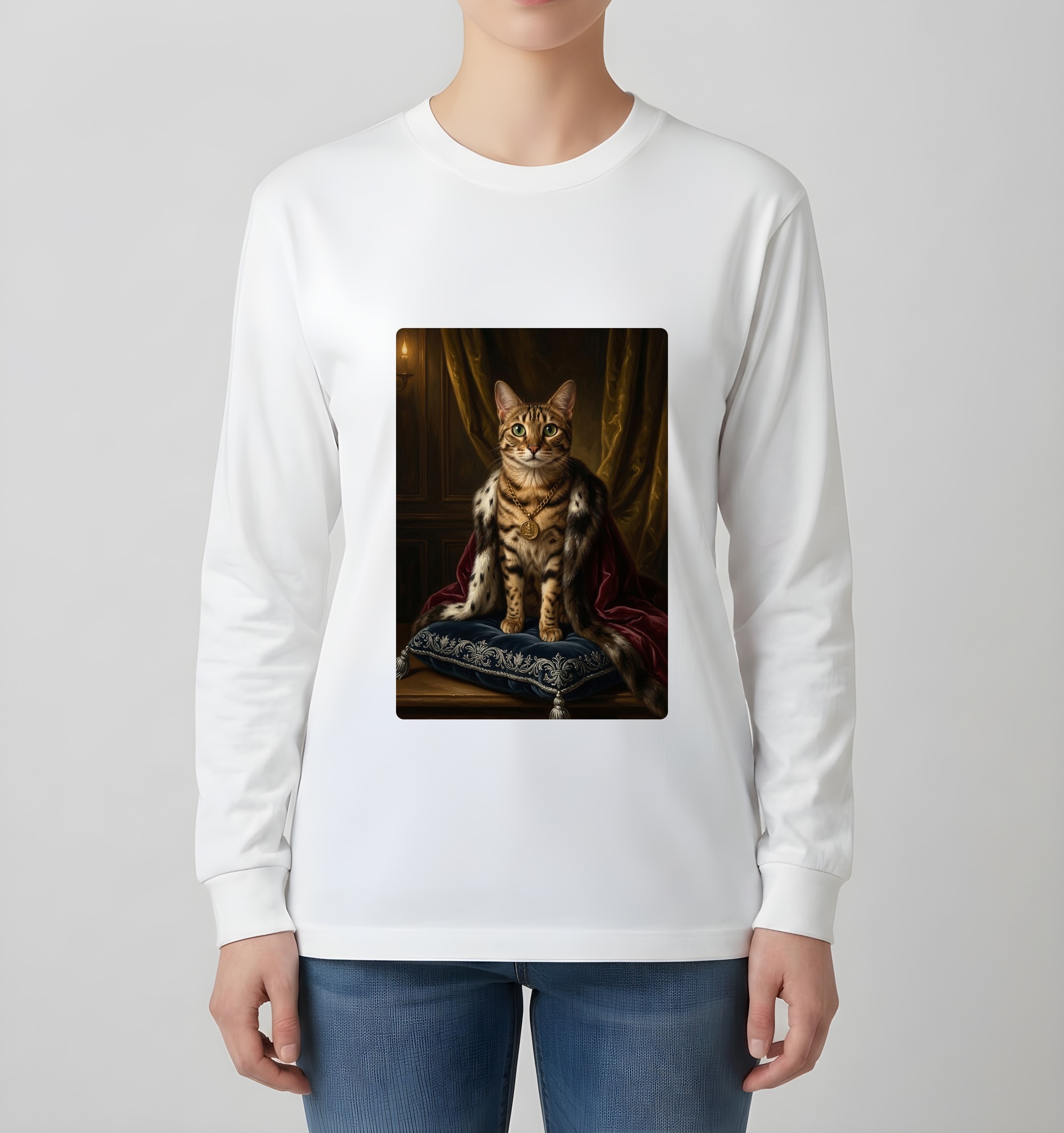 オシキャットの長袖Tシャツ 4枚目