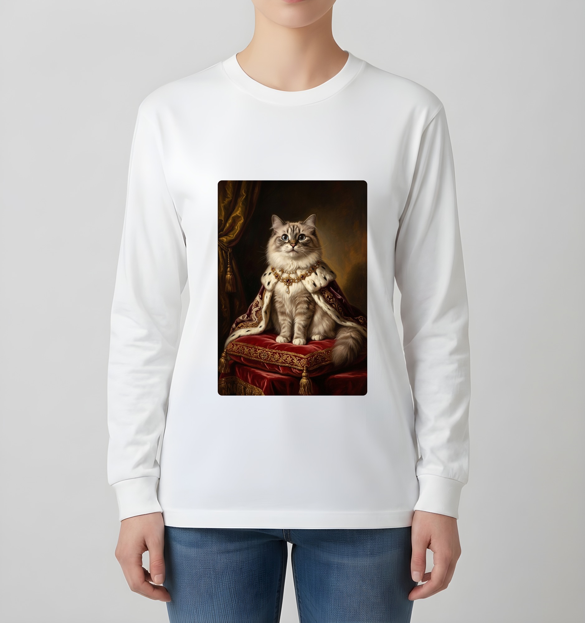 ラグドールの長袖Tシャツ 4枚目