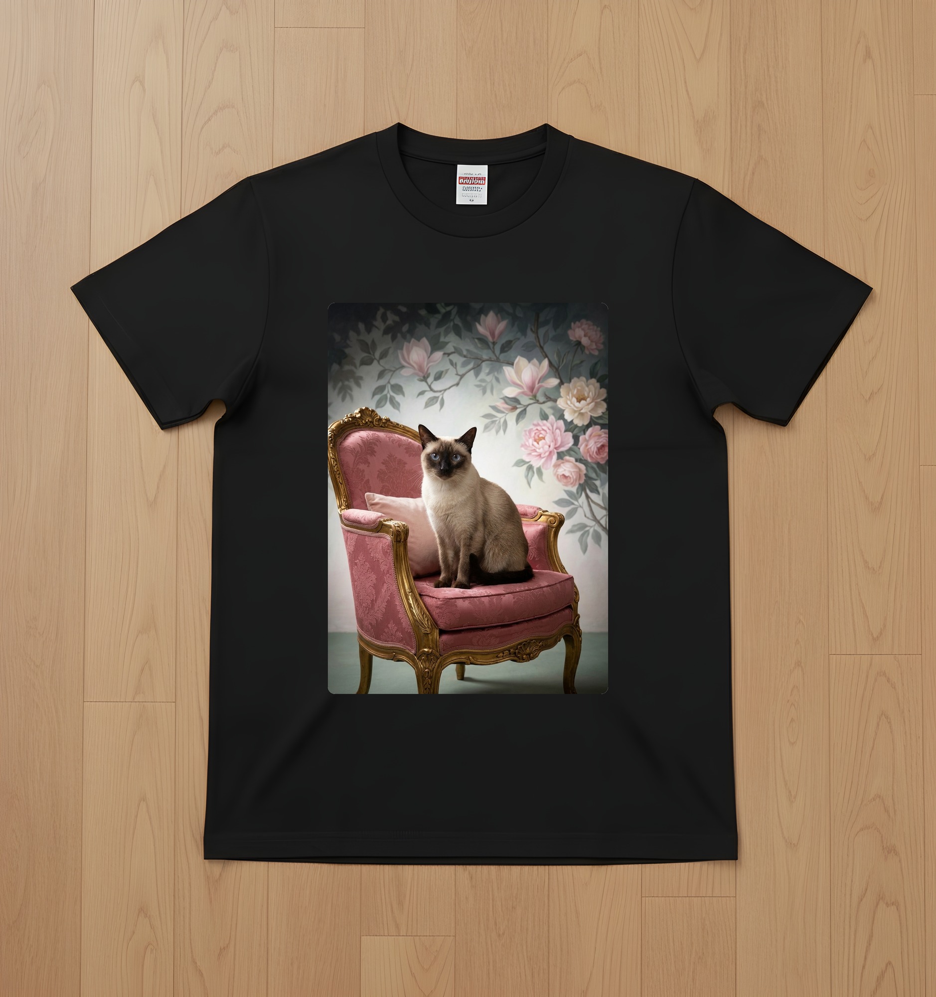 シャム猫のTシャツ 1枚目