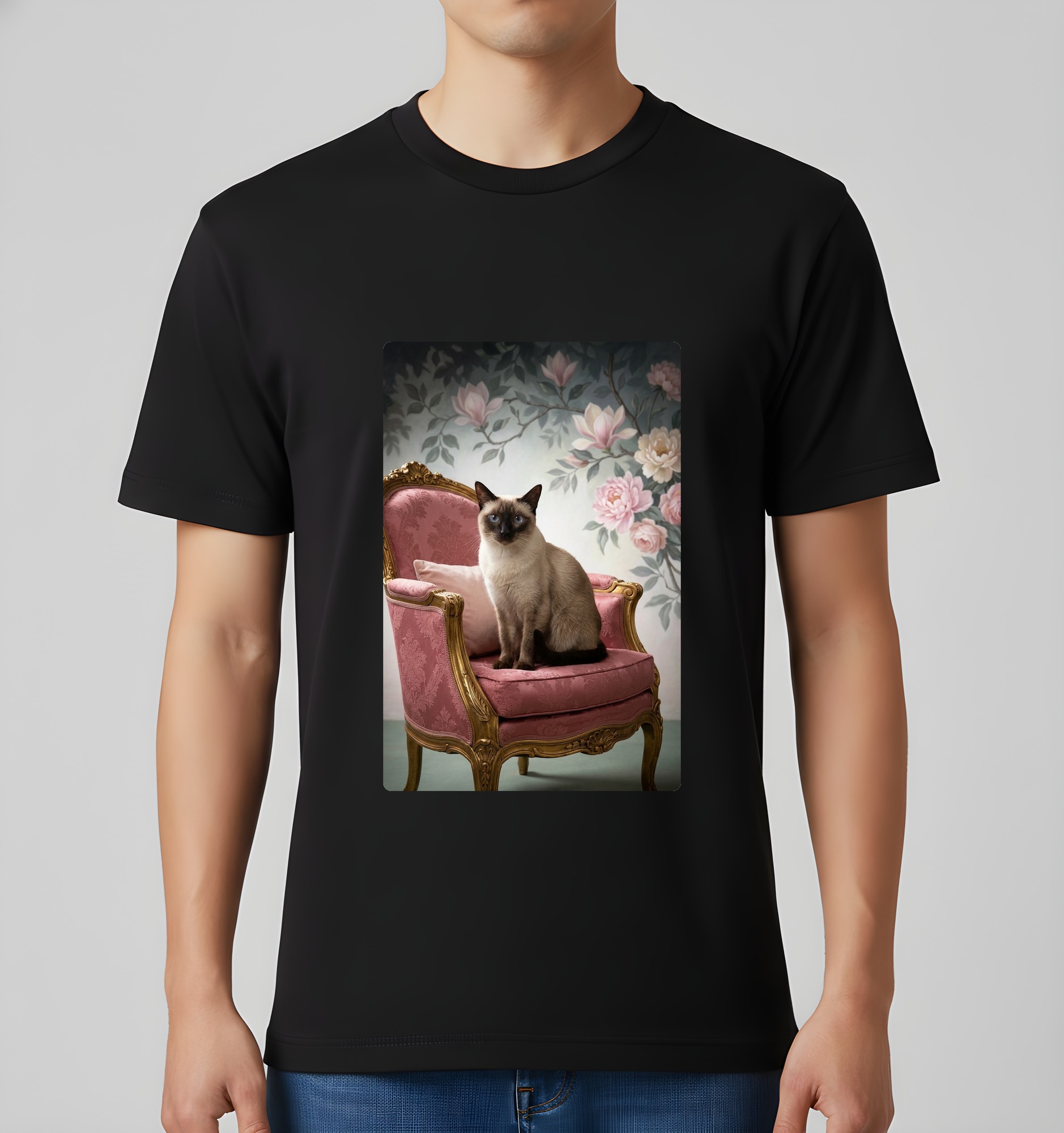 シャム猫のTシャツ 3枚目