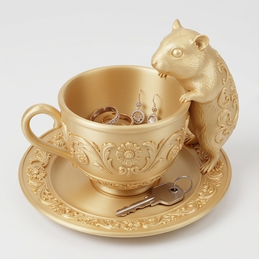 ウィンターホワイトハムスターのアクセサリートレイ 1枚目