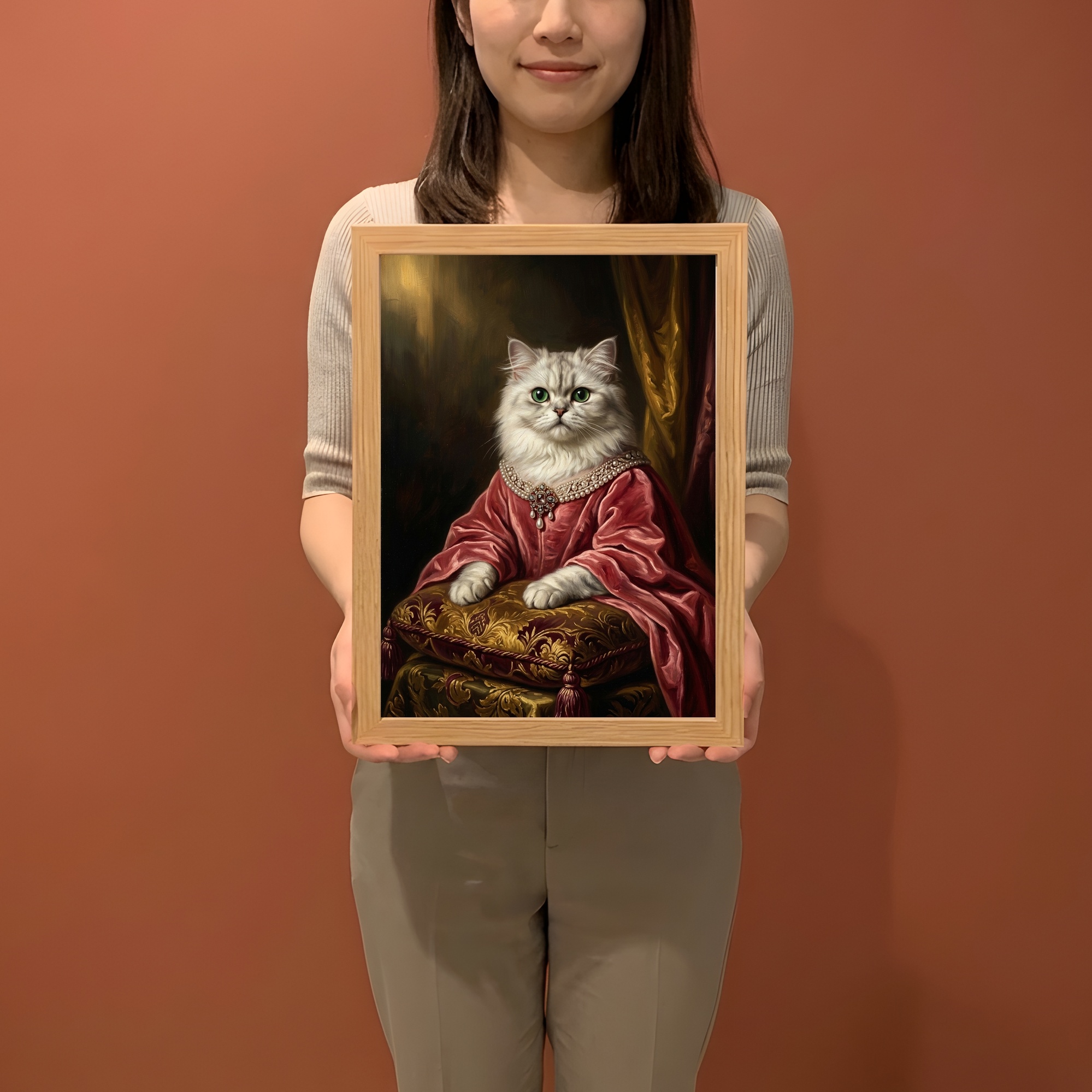 チンチラペルシャの額装プリント 2枚目