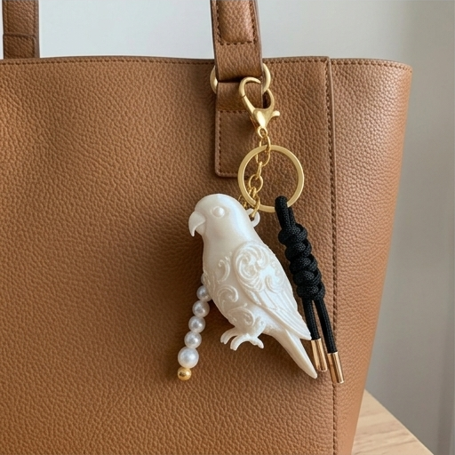 コザクラインコのキーホルダー 3枚目