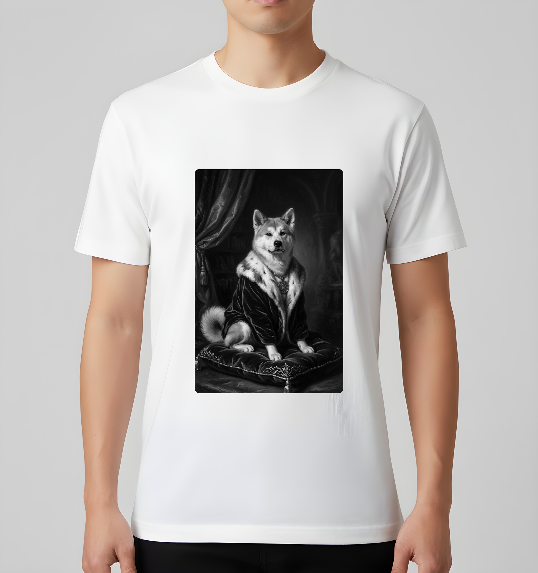 秋田犬のTシャツ 3枚目