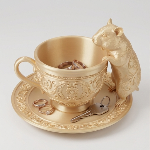 チャイニーズハムスターのアクセサリートレイ 1枚目