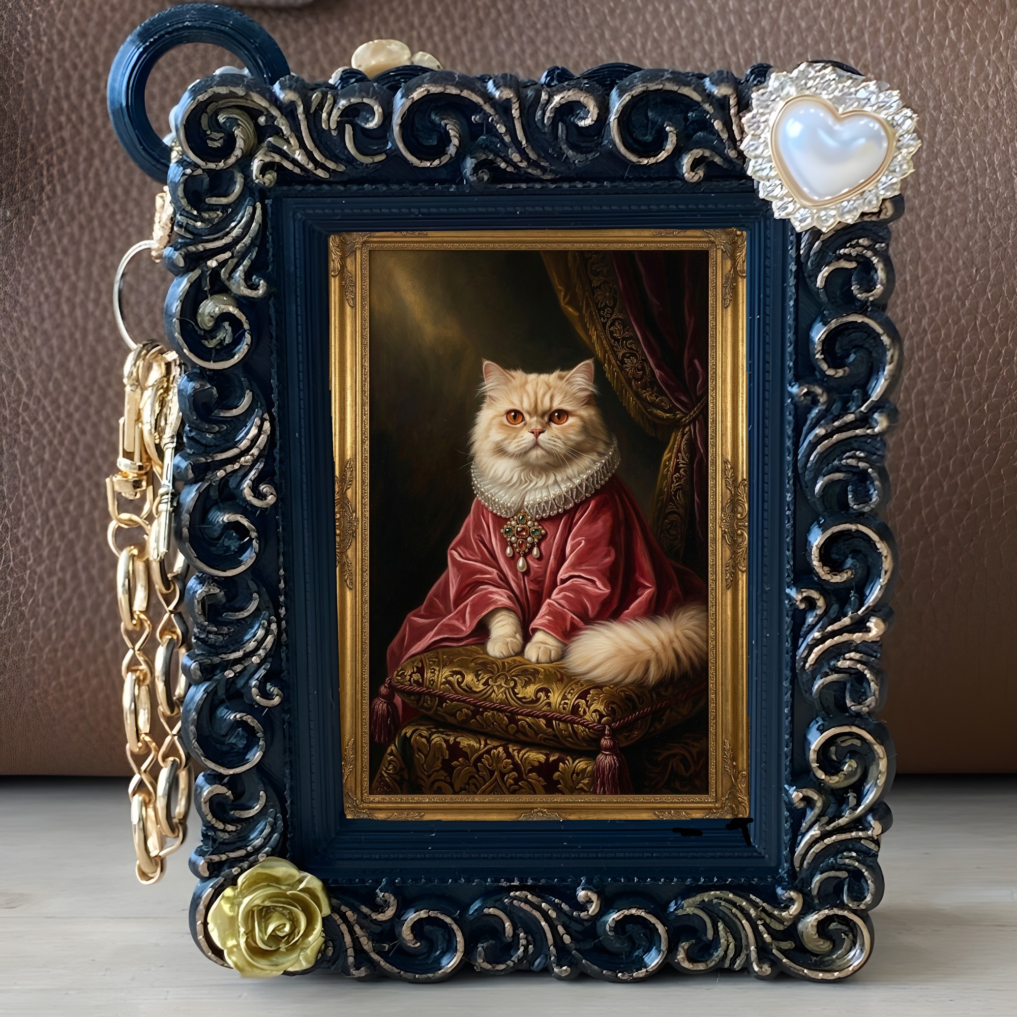ペルシャ猫のバッグチャーム 5枚目