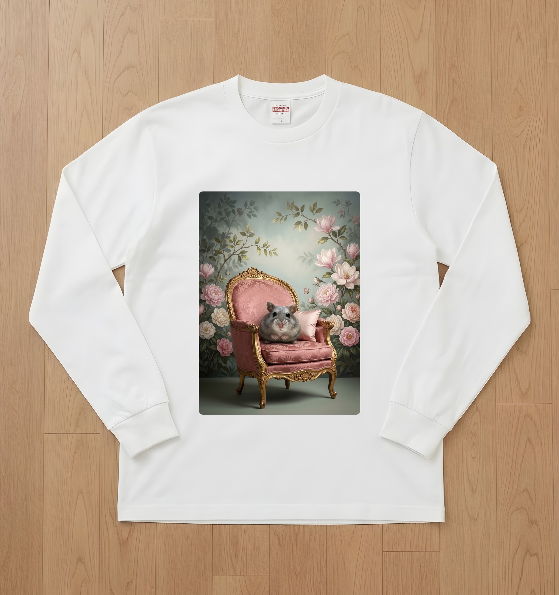 サファイアハムスターの長袖Tシャツ 1枚目