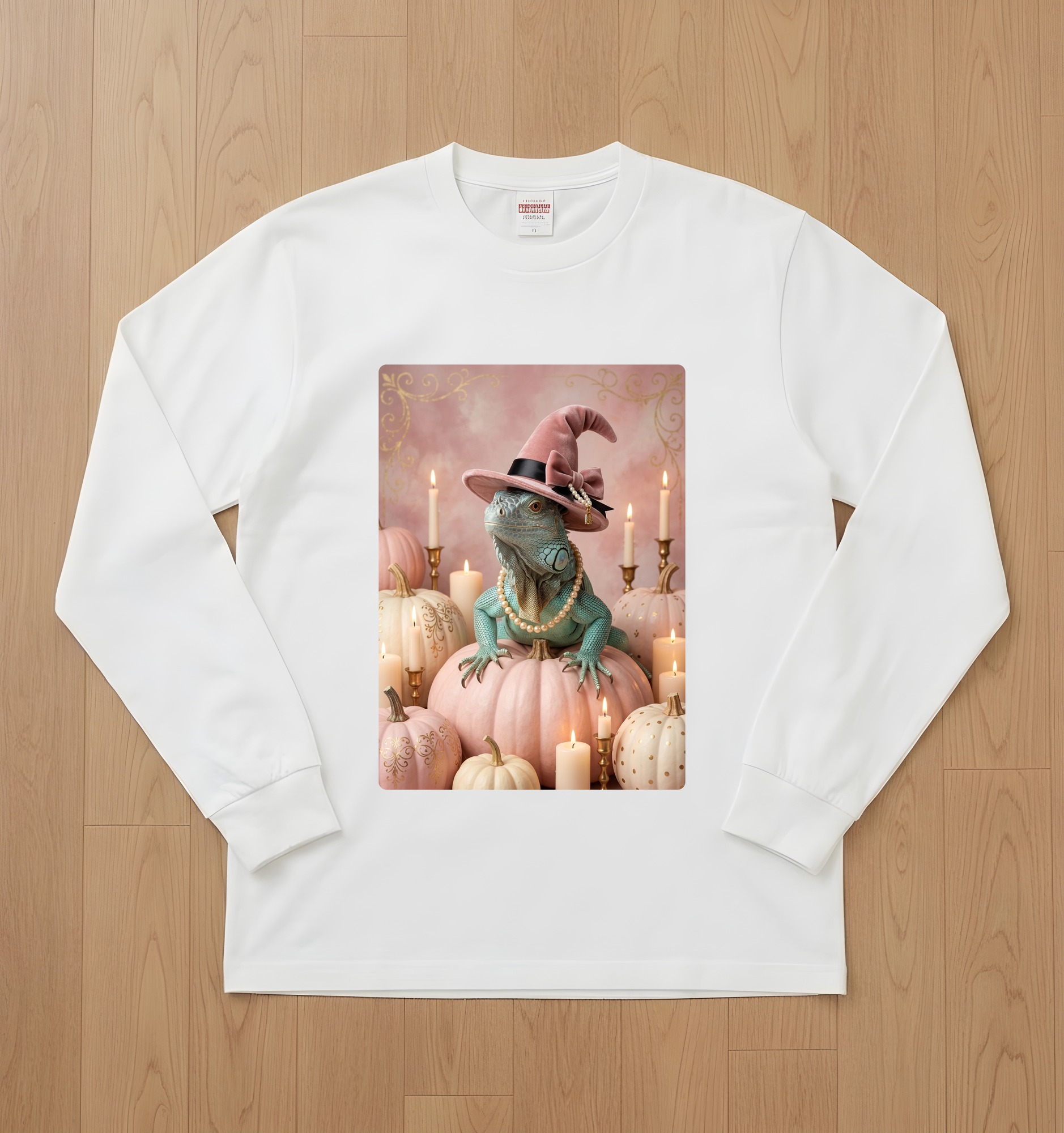ブルーイグアナの長袖Tシャツ 1枚目
