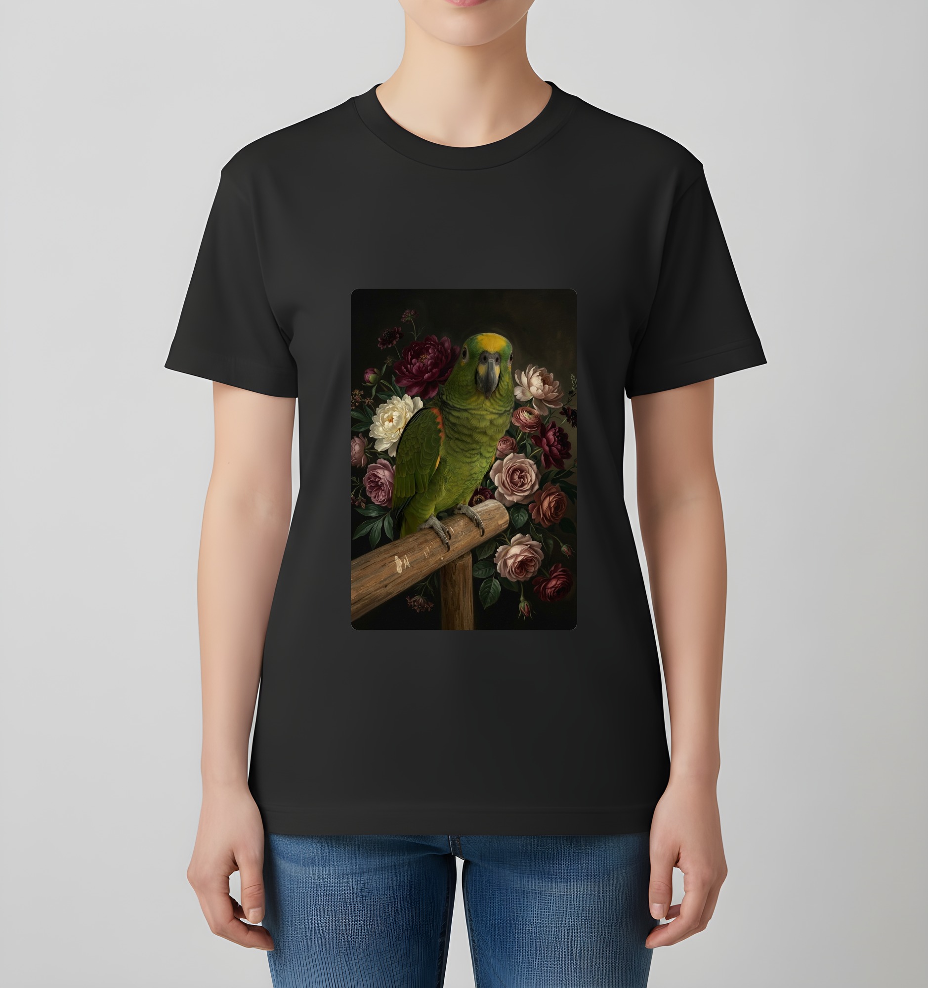キエリボウシインコのTシャツ 4枚目