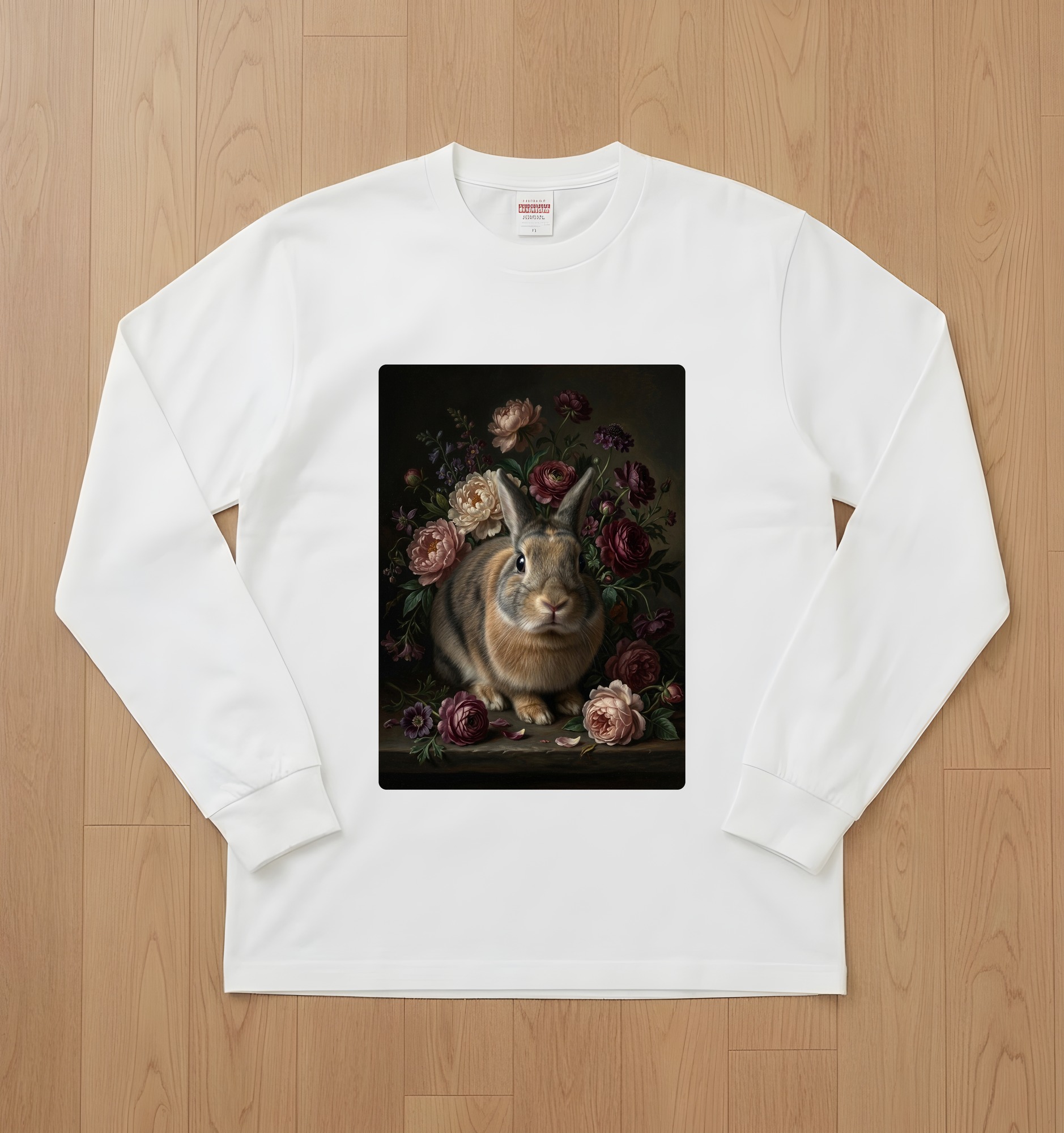 うさぎの長袖Tシャツ 1枚目