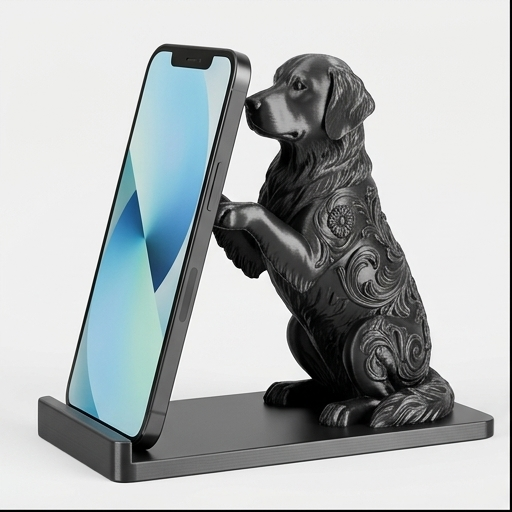 ゴールデンレトリバーのスマホスタンド 1枚目