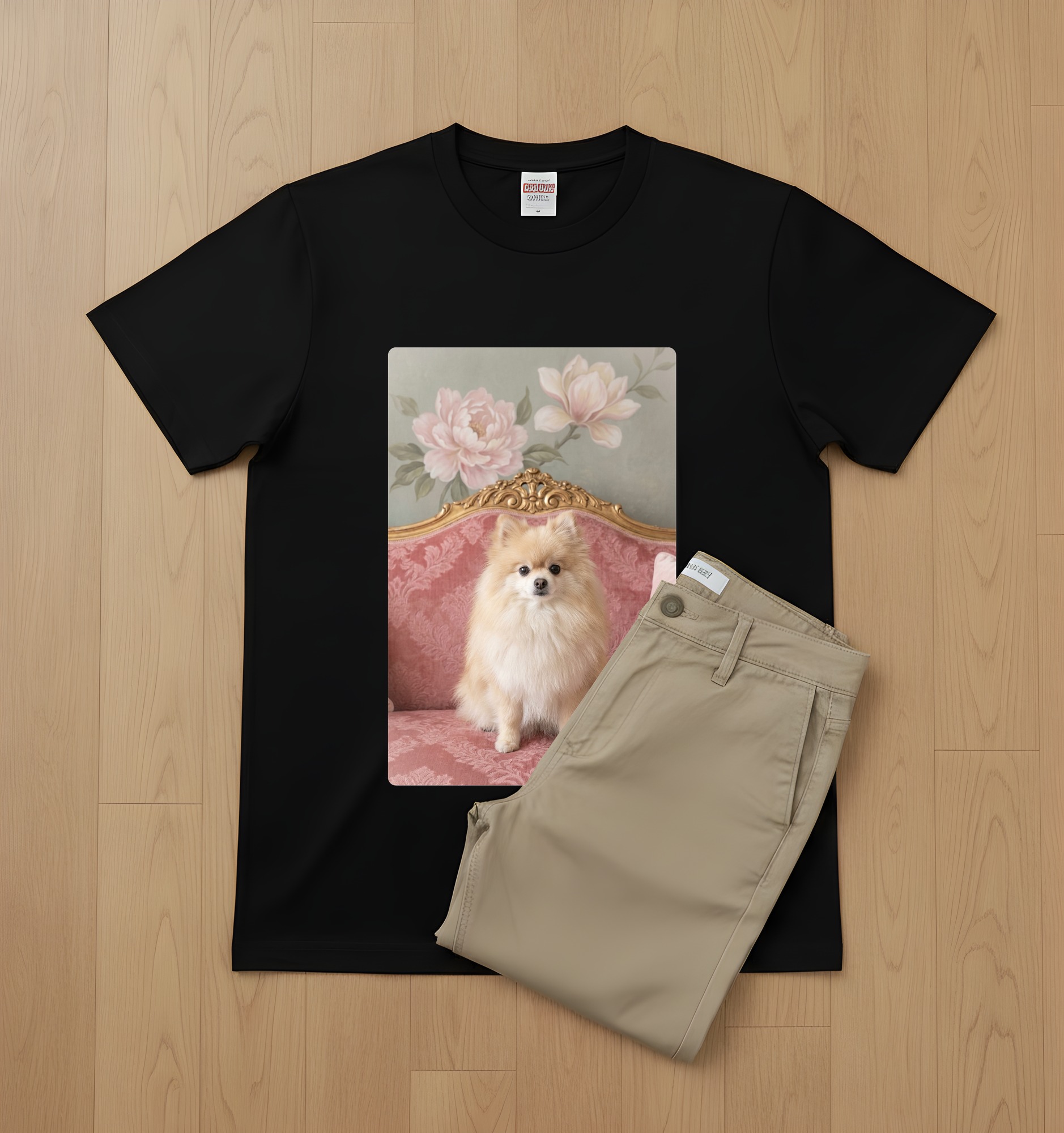 ポメラニアンのTシャツ 2枚目