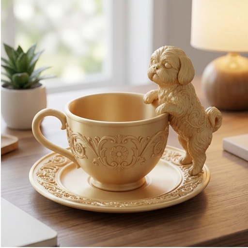 シーズーのアクセサリートレイ 2枚目
