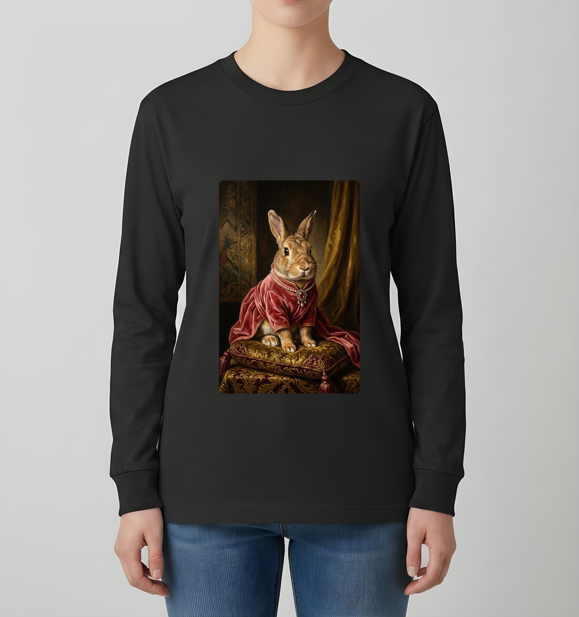 タンの長袖Tシャツ 4枚目
