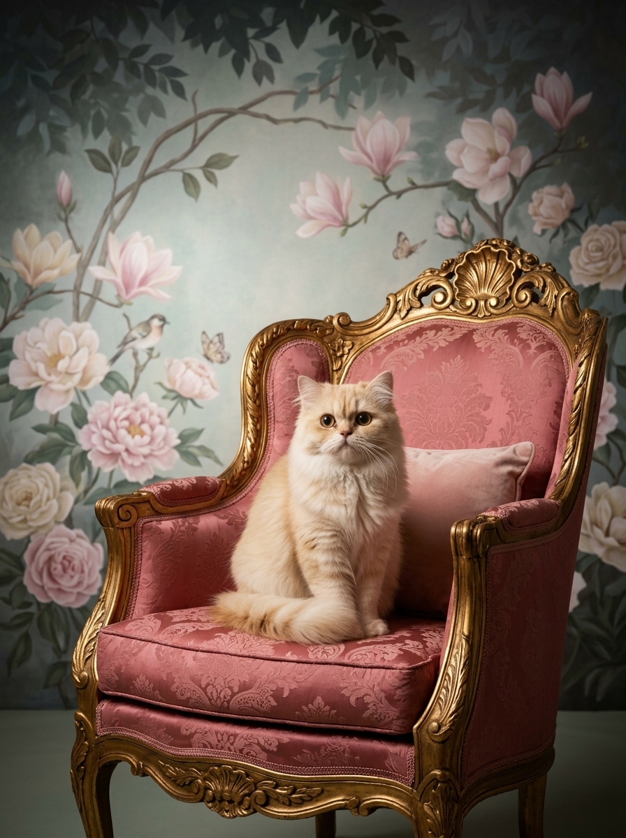 ペルシャ猫の額装プリント 4枚目