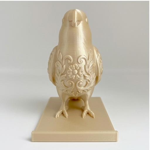 コザクラインコのルネサンス肖像画スマホスタンド(シルクゴールド)(3枚目)