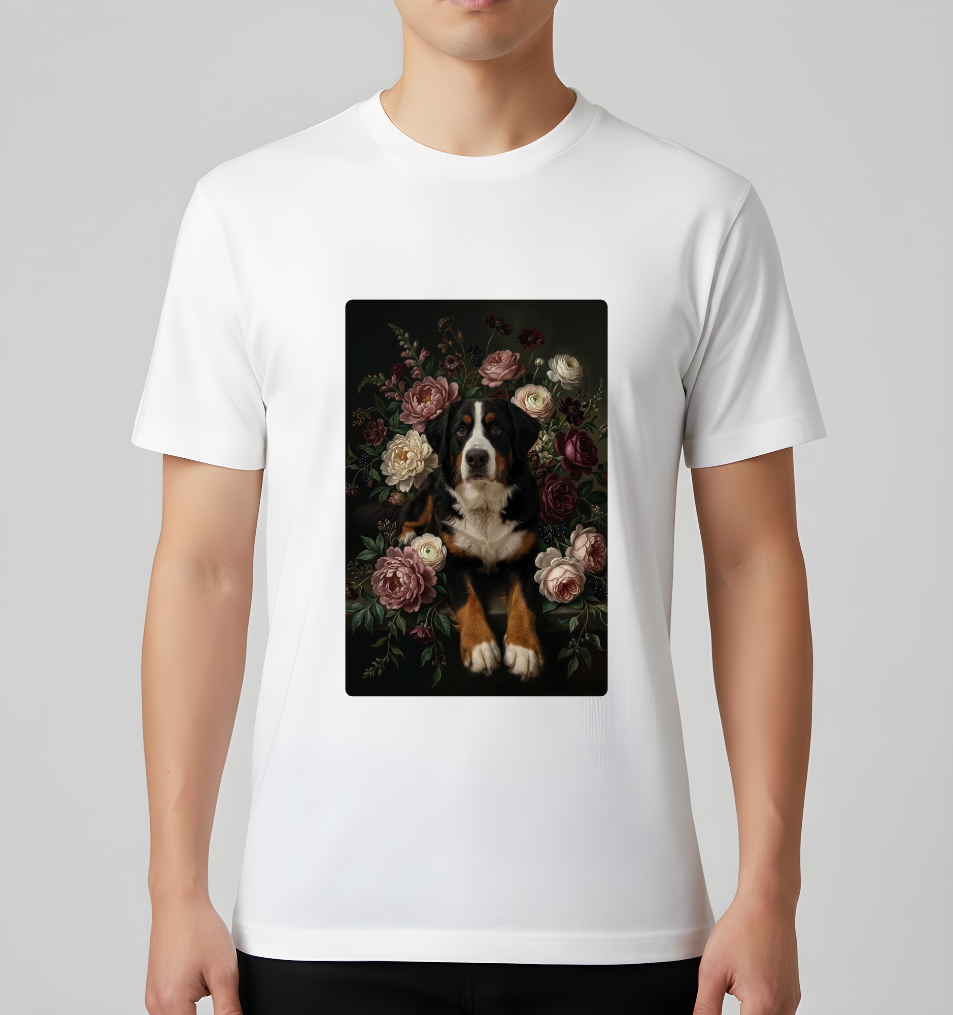バーニーズマウンテンドッグのTシャツ 3枚目