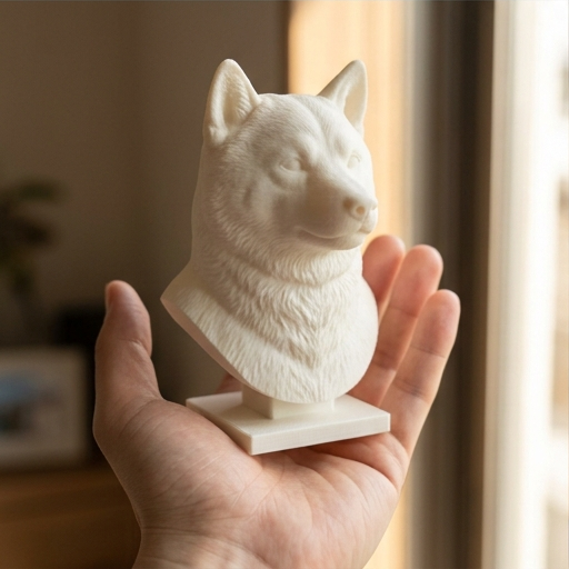 柴犬のルネサンス肖像画胸像(2枚目)