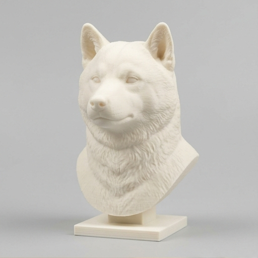 柴犬のルネサンス肖像画胸像(3枚目)