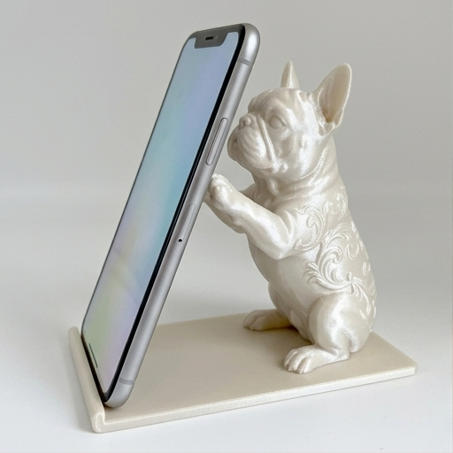 フレンチブルドッグのスマホスタンド 1枚目