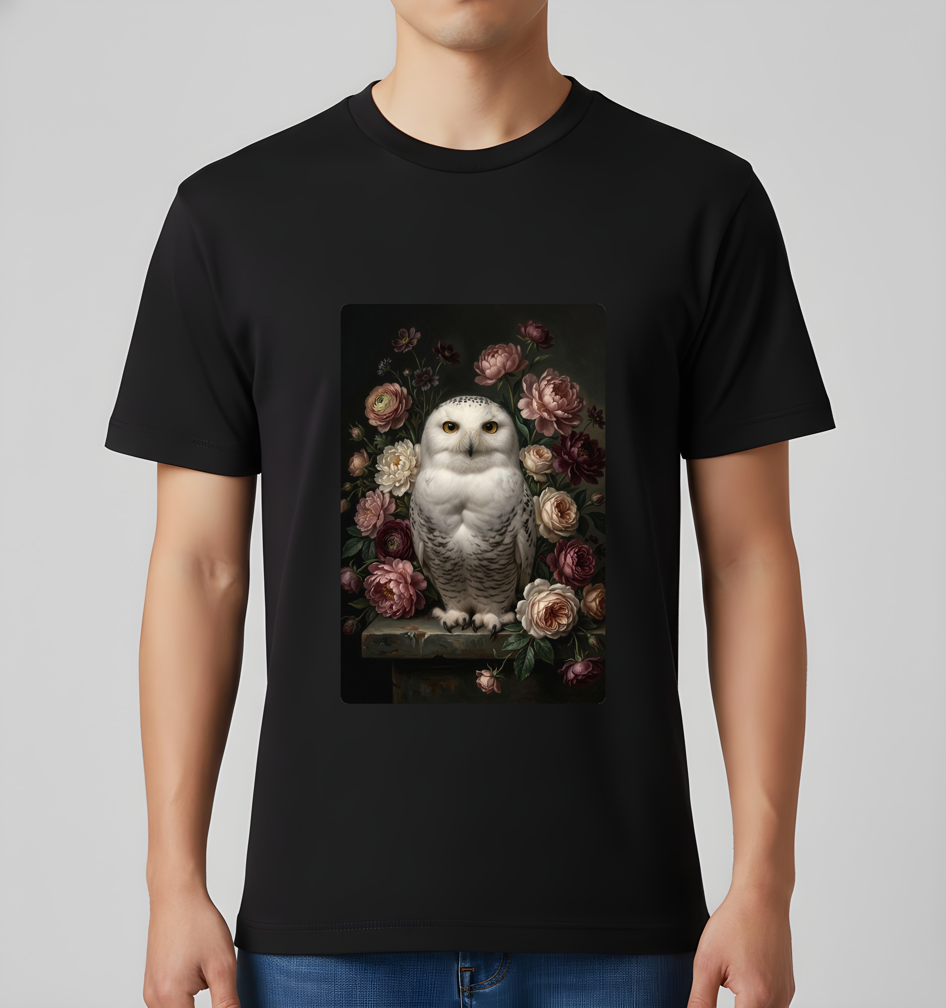 シロフクロウのTシャツ 3枚目