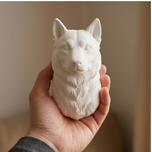 柴犬のルネサンス肖像画壁掛けレリーフ(4枚目)