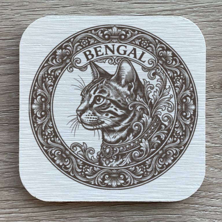 ベンガルのルネサンス肖像画コースターセット