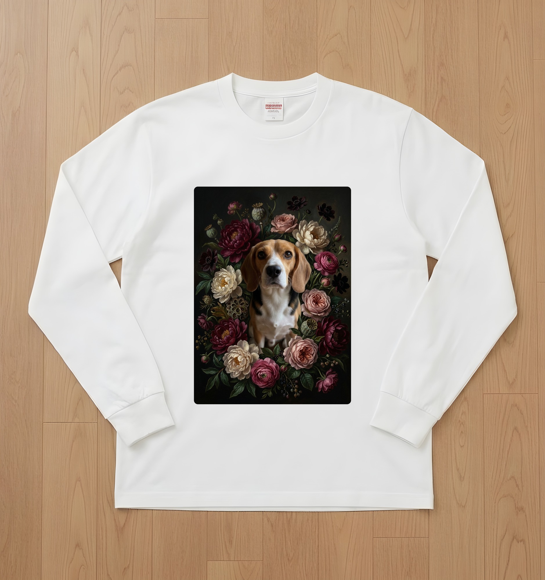 ビーグルの長袖Tシャツ 1枚目