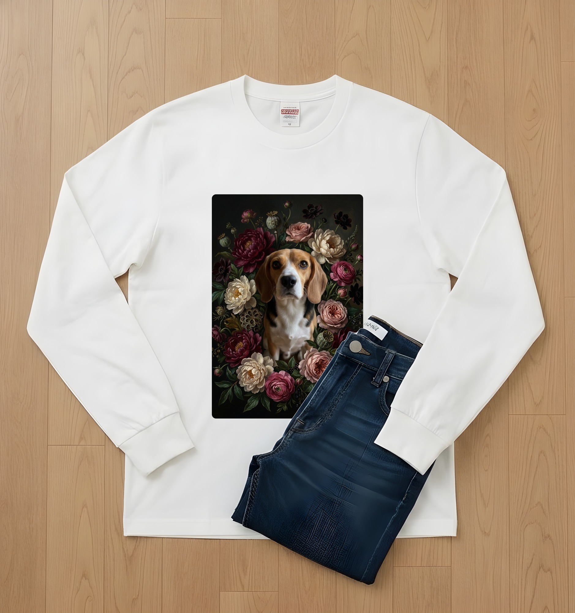 ビーグルの長袖Tシャツ 2枚目