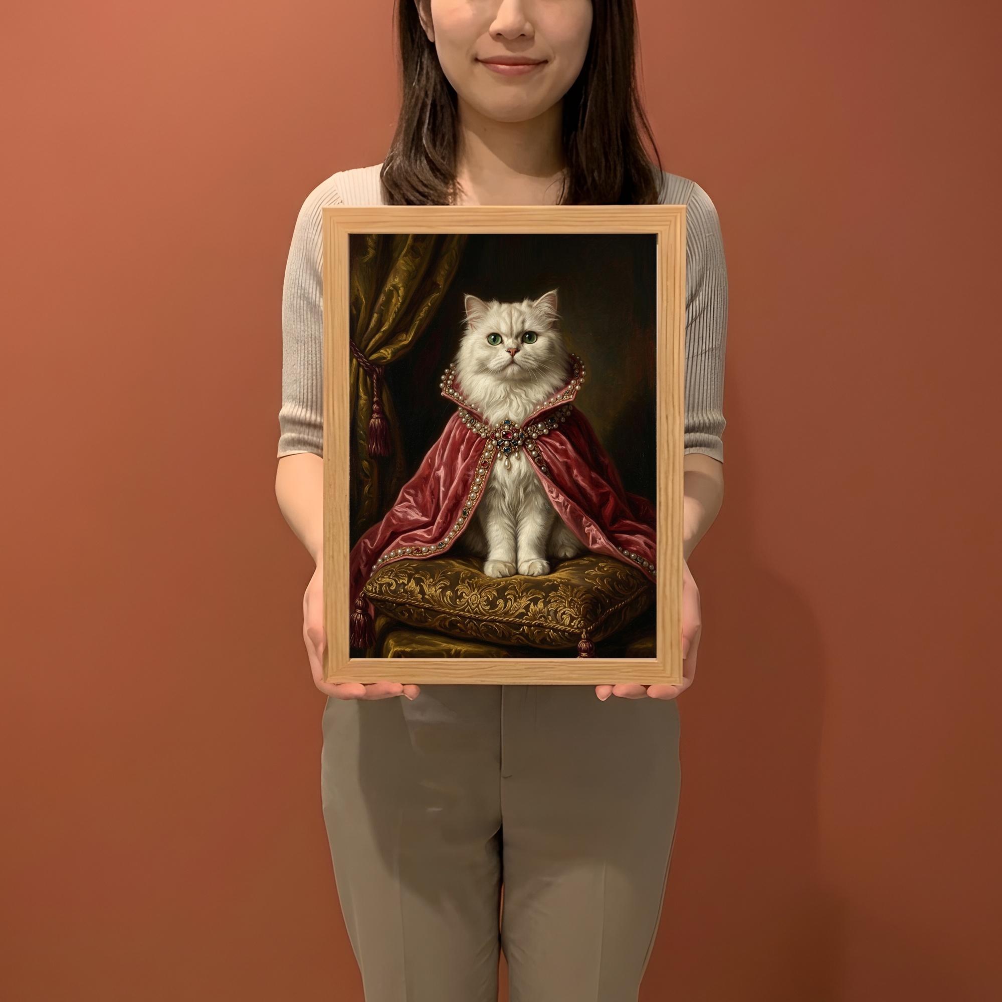 ペルシャ猫の額装プリント 2枚目