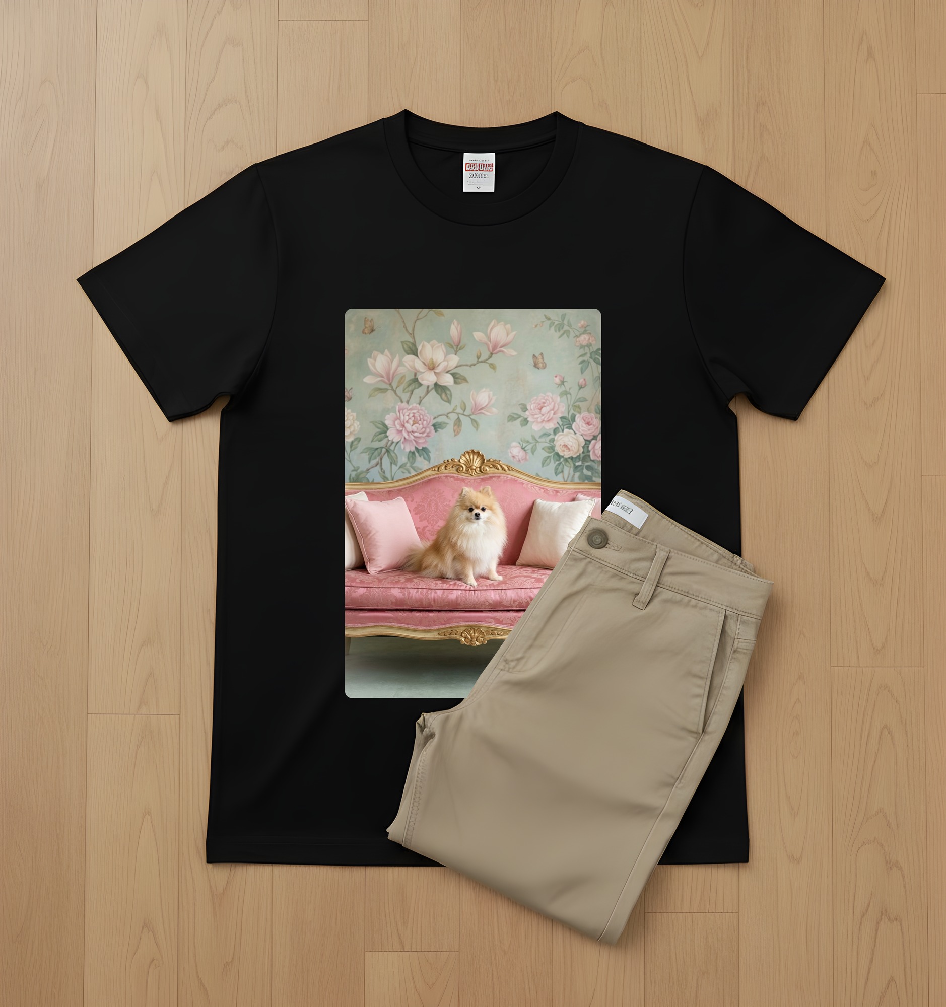ポメラニアンのTシャツ 2枚目