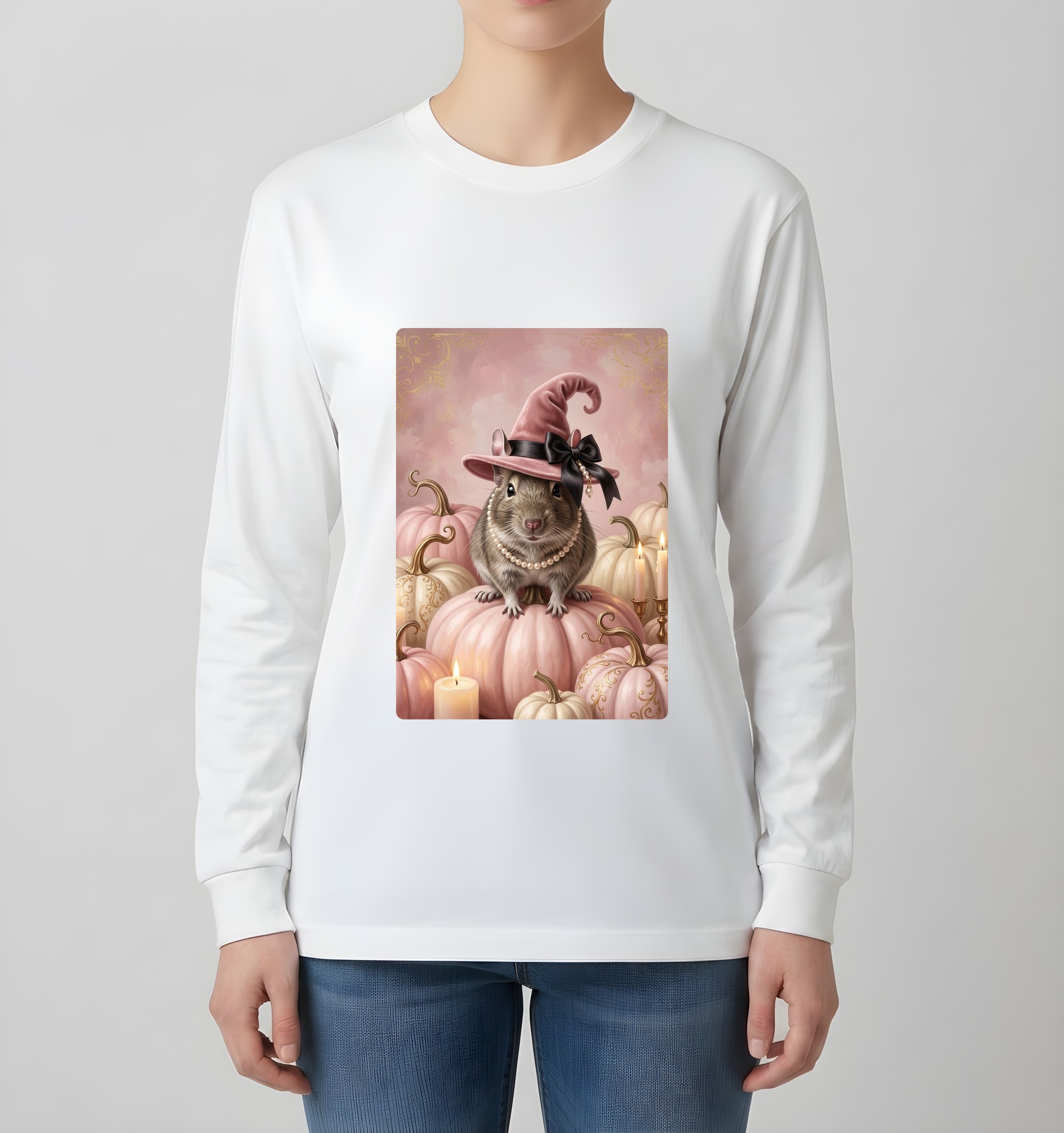 デグーの長袖Tシャツ 4枚目